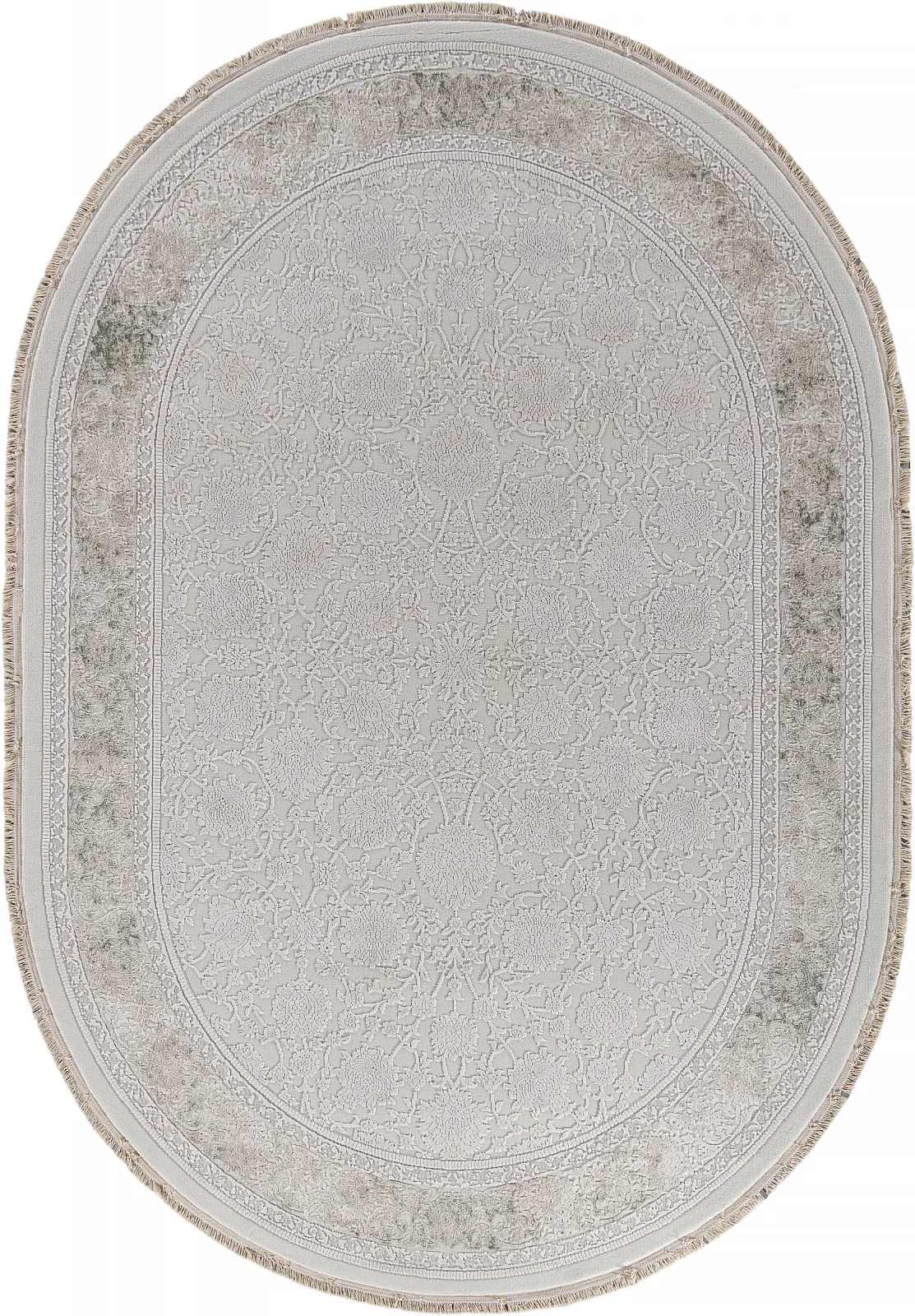 Классический ковер Jasmine 35897Y - CREAM / CREAM Heat-set Турция