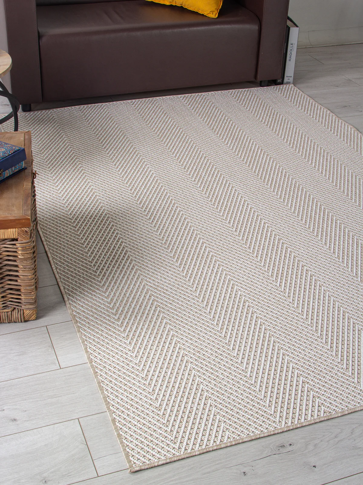 Современная циновка KAIR S156 - BEIGE полипропилен Россия