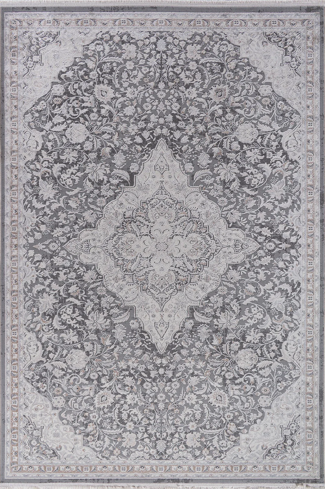 Классический ковер OASIS OC101G - GREY / GREY полиэстер Турция