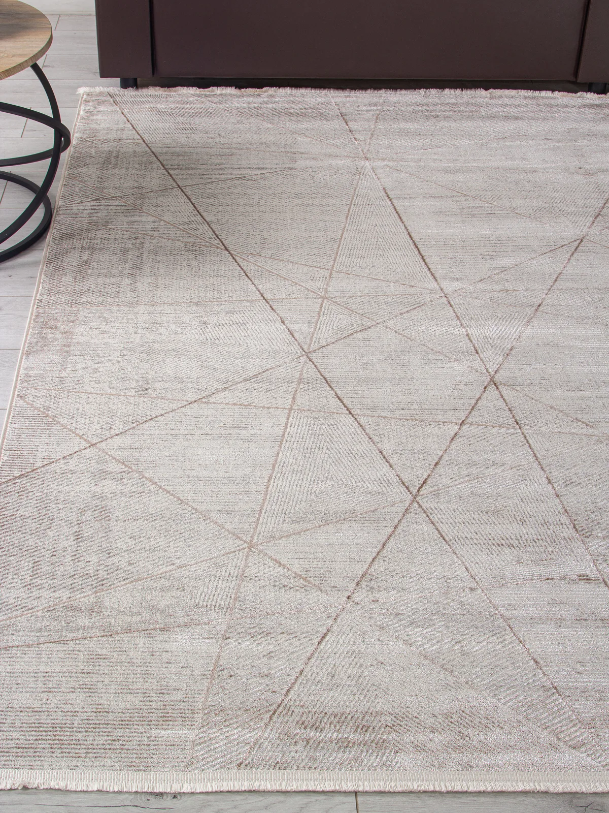 Минимализм ковер OASIS OC104A - CREAM / CREAM полиэстер Турция