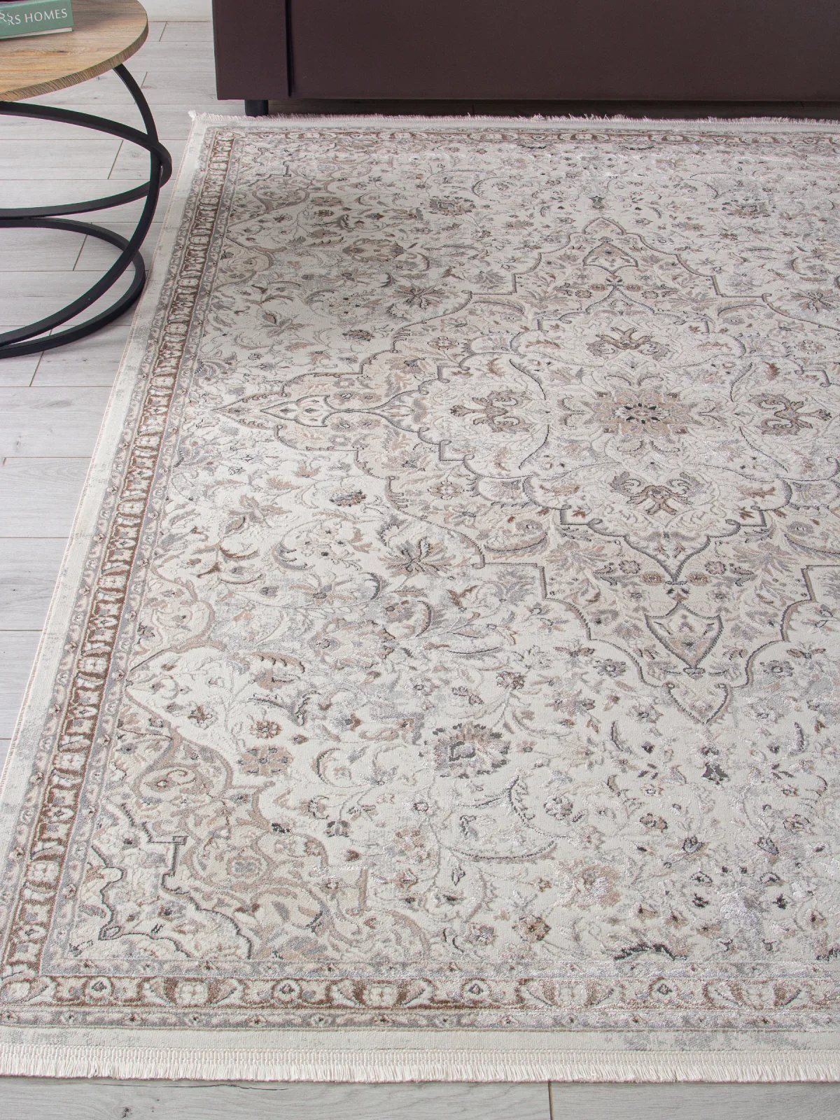Классический ковер OASIS OC108A - CREAM / CREAM полиэстер Турция