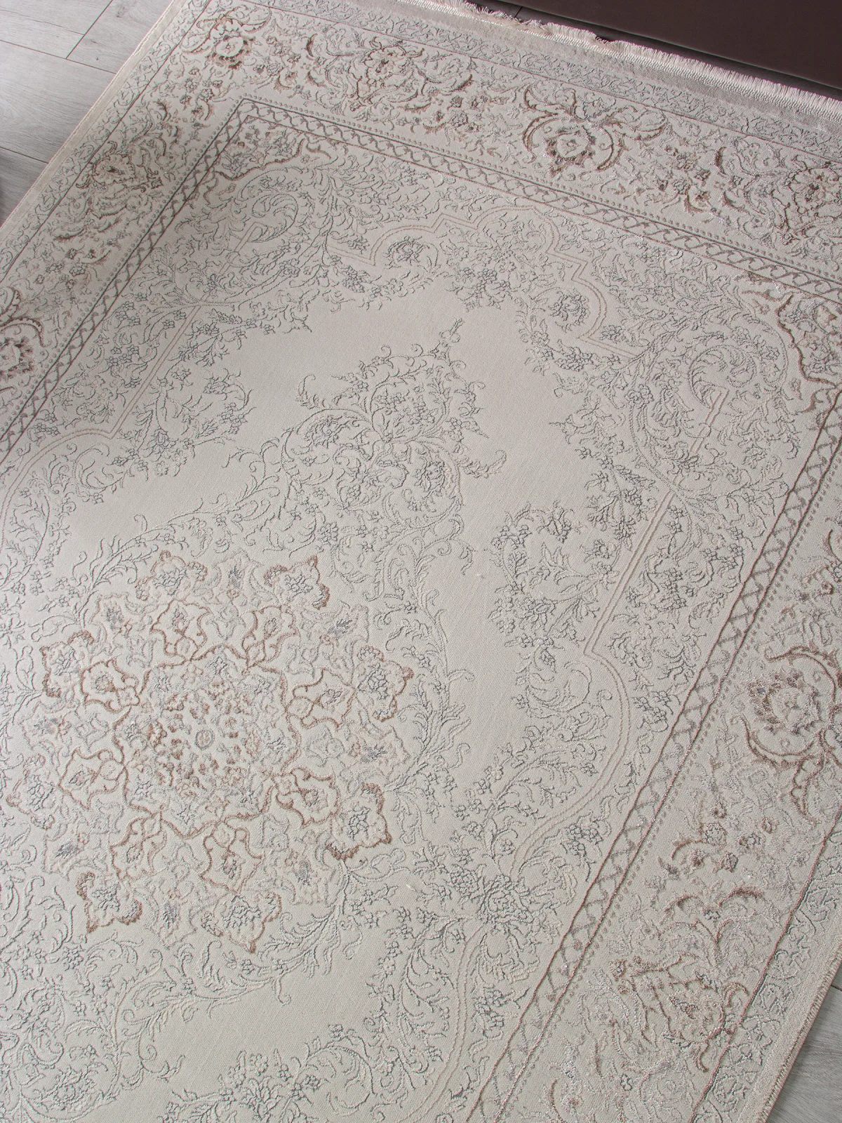 Классический ковер OASIS OC102A - CREAM / CREAM полиэстер Турция