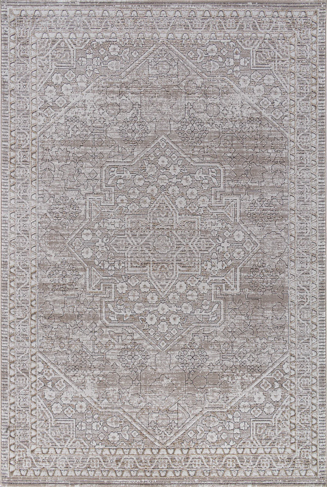 Классический ковер NOVA 04293A - BEIGE FDY / CREAM HB полиэстер Турция