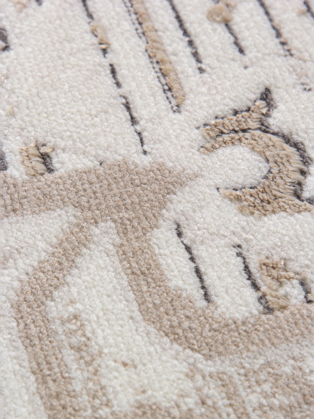 Классический ковер NOVA 04089A - CREAM HB / LIGHT GRI HB полиэстер Турция