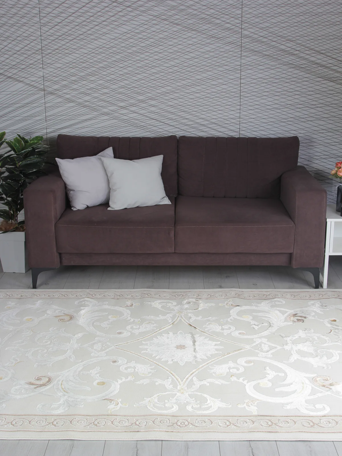 Классический ковер ZARINA B269A - CREAM / CREAM FDY полиэстер Турция