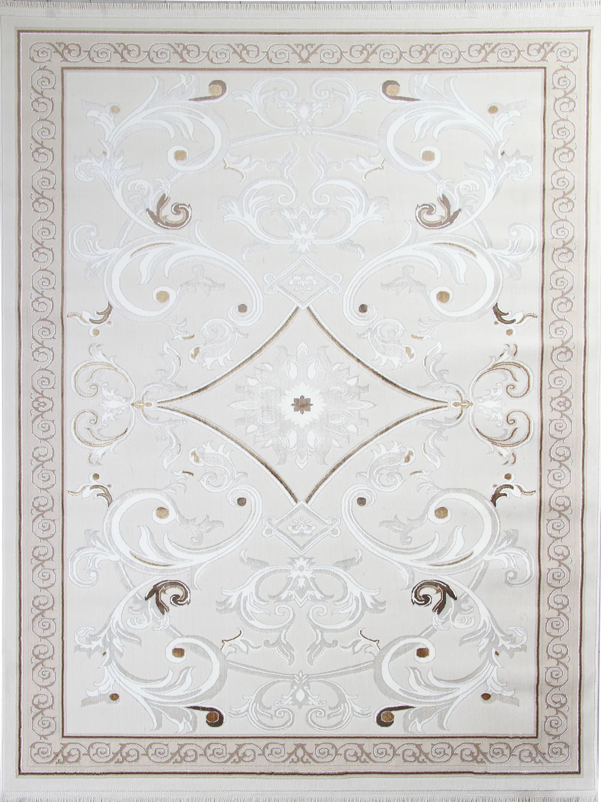 Классический ковер ZARINA B269A - CREAM / CREAM FDY полиэстер Турция