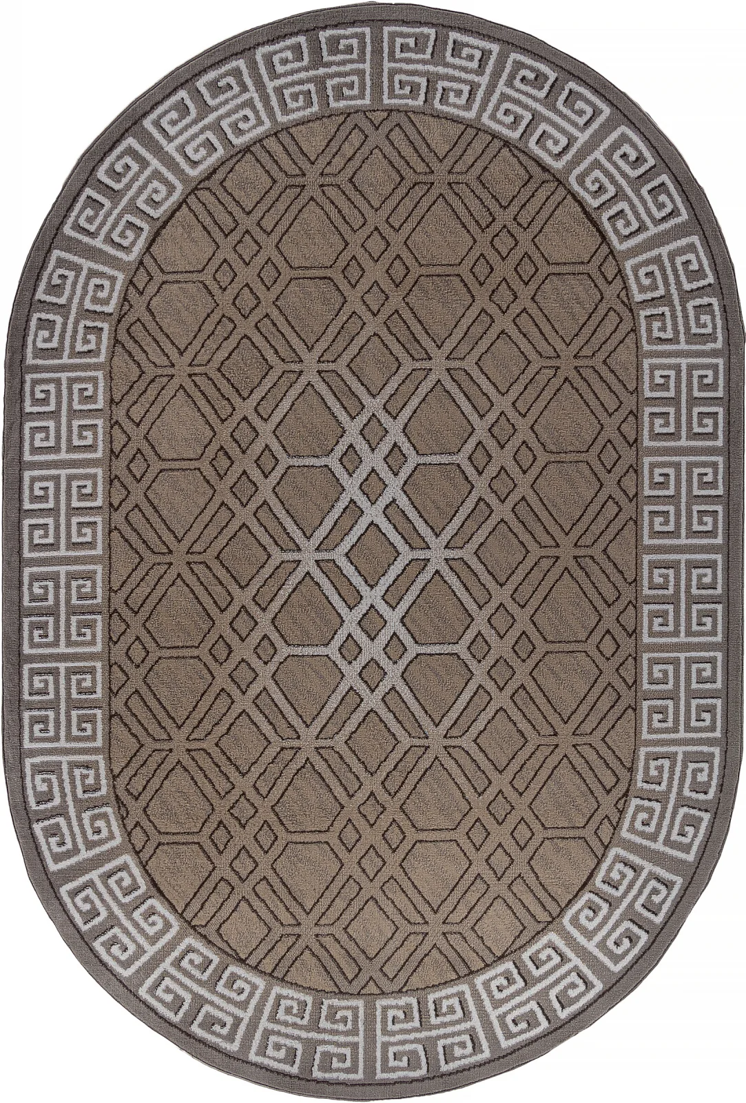 Классический ковер PRAGA 06027A - BEIGE / DARK VIZON BCF Грузия