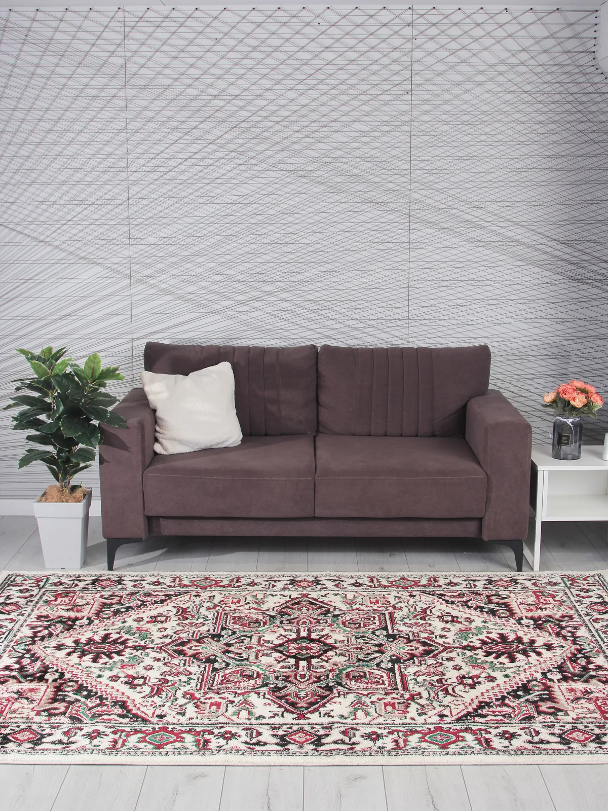Классический ковер DARGA F669 - CREAM Heat-set Россия