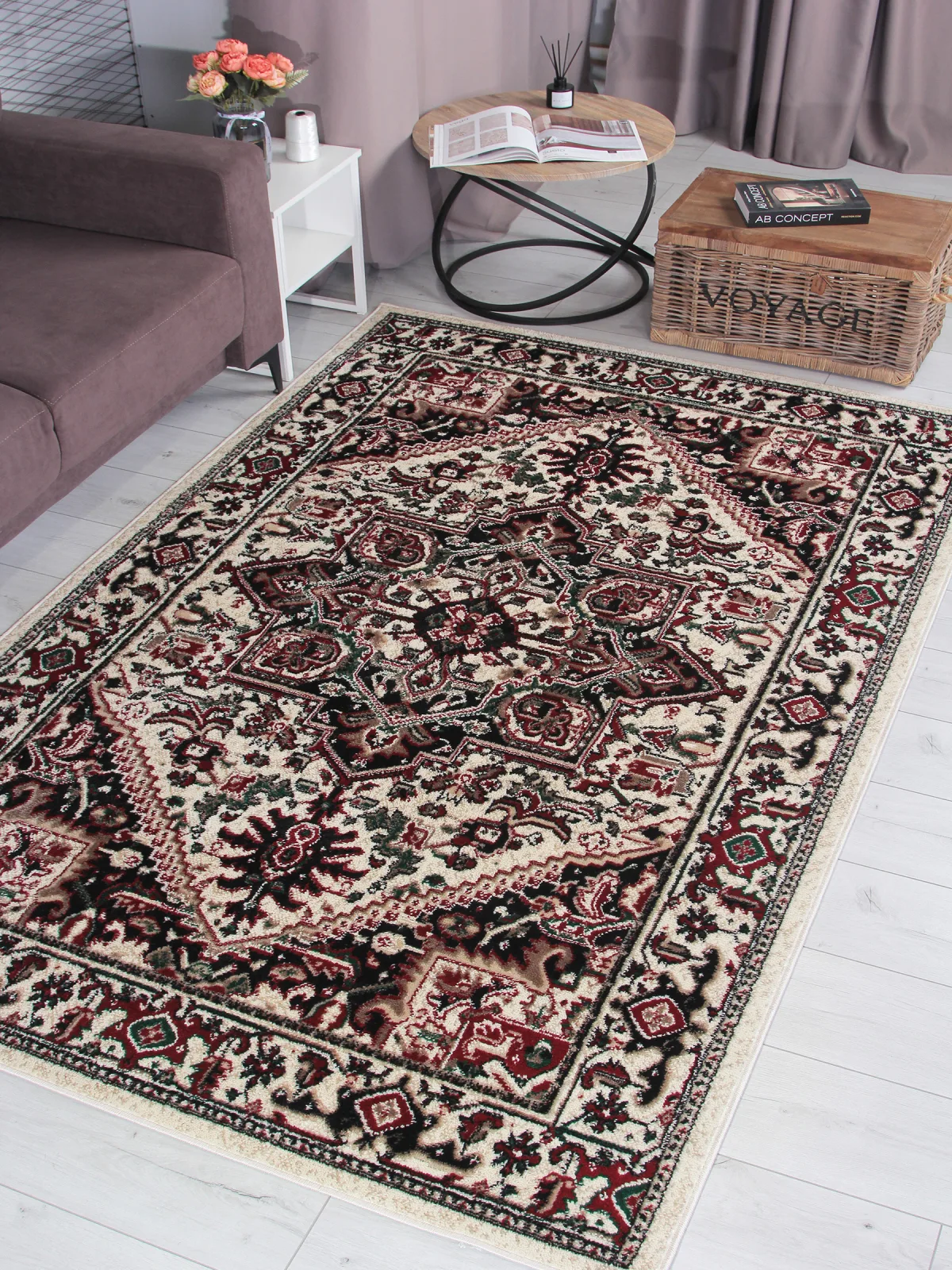 Классический ковер DARGA F669 - CREAM Heat-set Россия