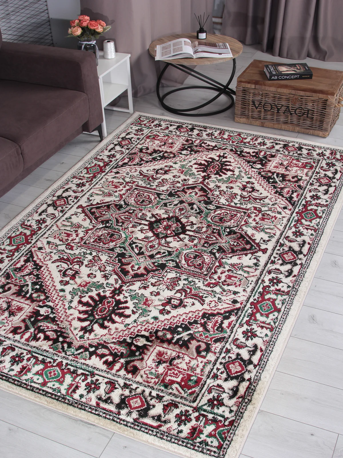 Классический ковер DARGA F669 - CREAM Heat-set Россия