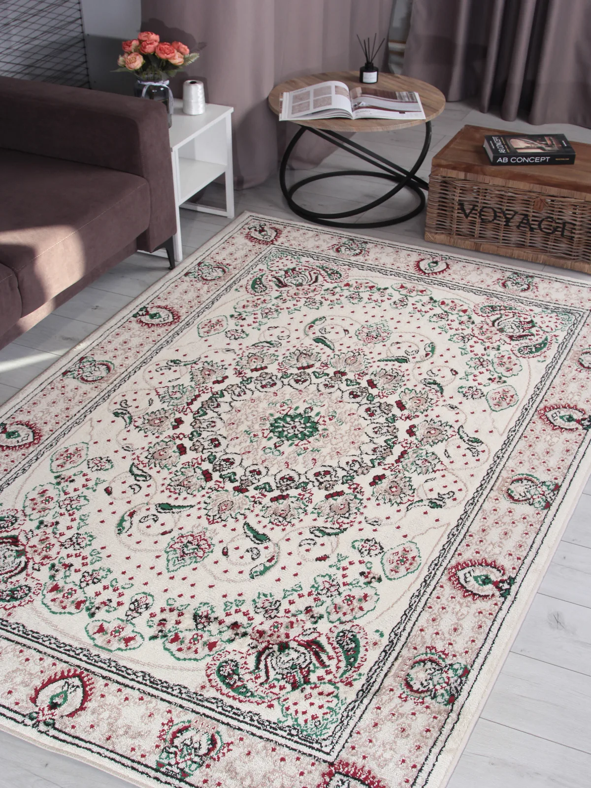 Классический ковер DARGA F674 - CREAM Heat-set Россия