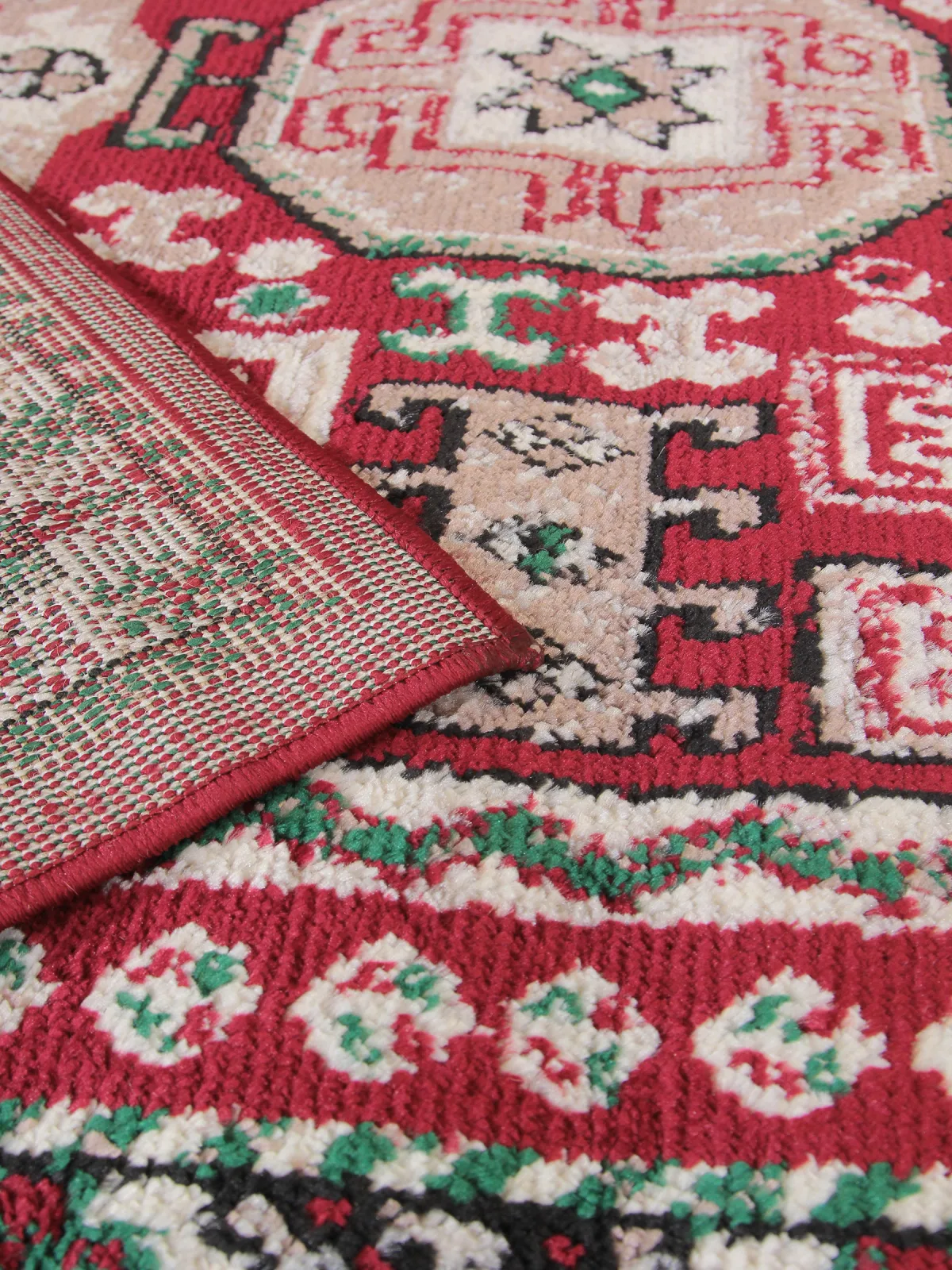 Этнический ковер DARGA F667 - RED-CREAM Heat-set Россия