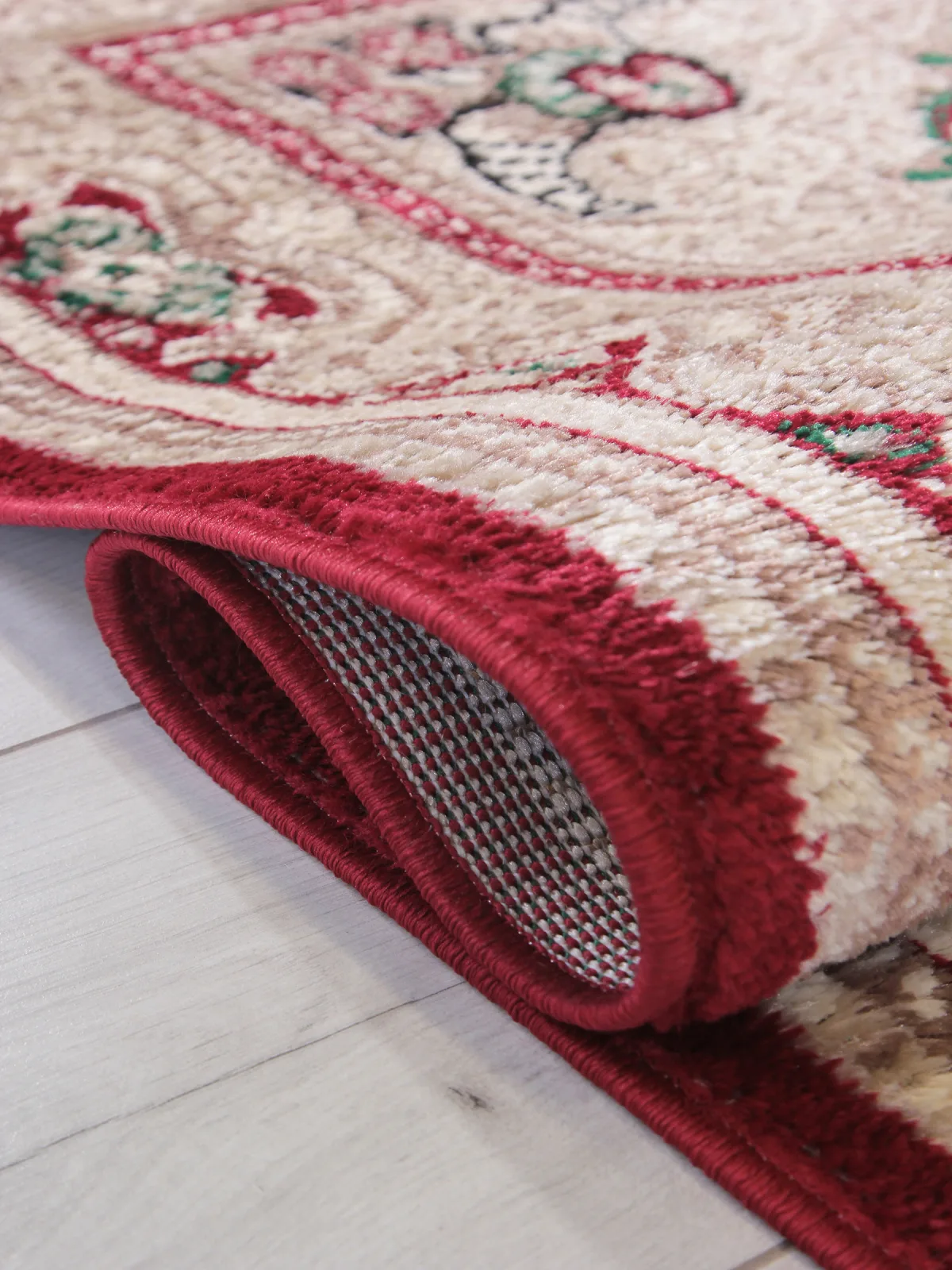 Классический ковер DARGA F672 - RED-CREAM Heat-set Россия