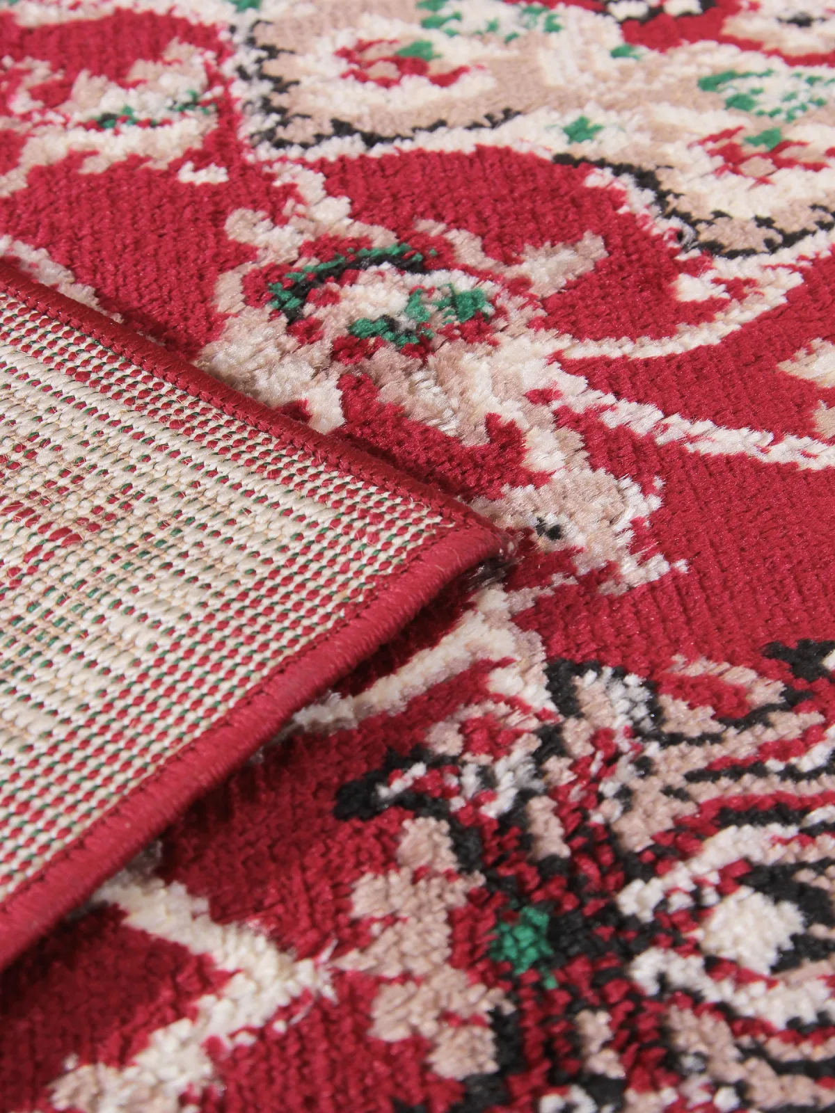 Классический ковер DARGA F672 - RED-CREAM Heat-set Россия