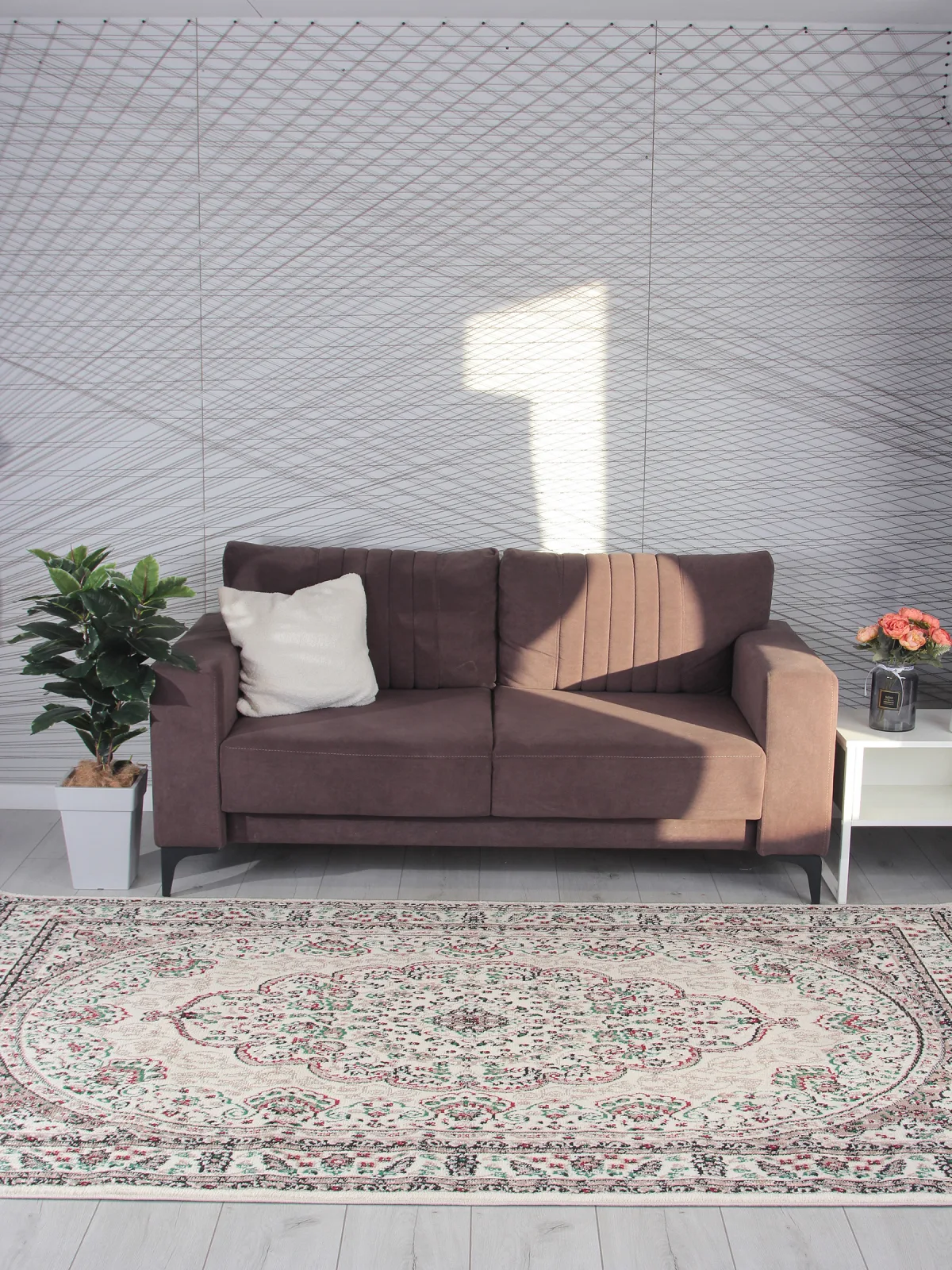 Классический ковер DARGA F675 - CREAM Heat-set Россия