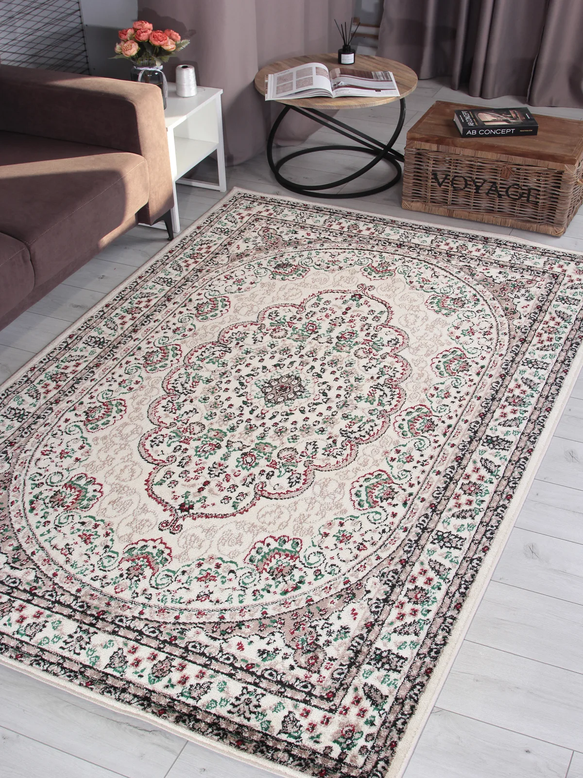 Классический ковер DARGA F675 - CREAM Heat-set Россия