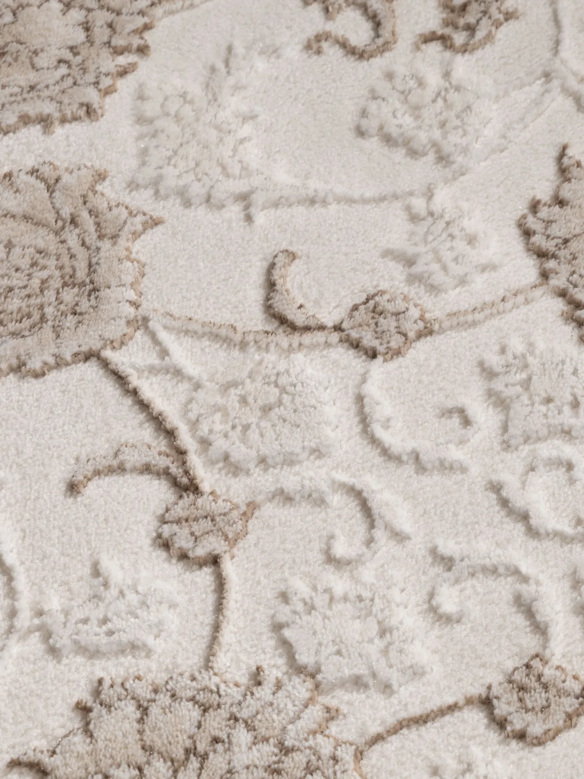 Классический ковер MARDIN 27386A - BEIGE / D.BEIGE Heat-set Турция