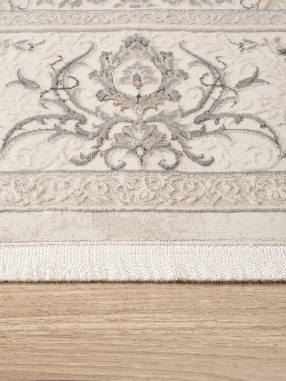 Классический ковер MARDIN 27387B - BEIGE / GRAY Heat-set Турция