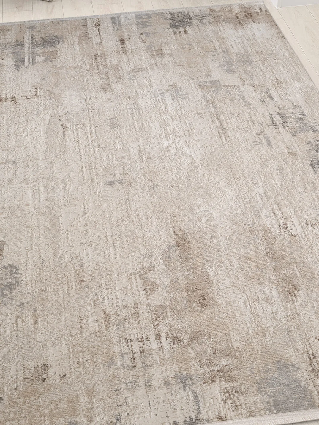 Современный ковер MARDIN 27463B - GRAY / BEIGE Heat-set Турция