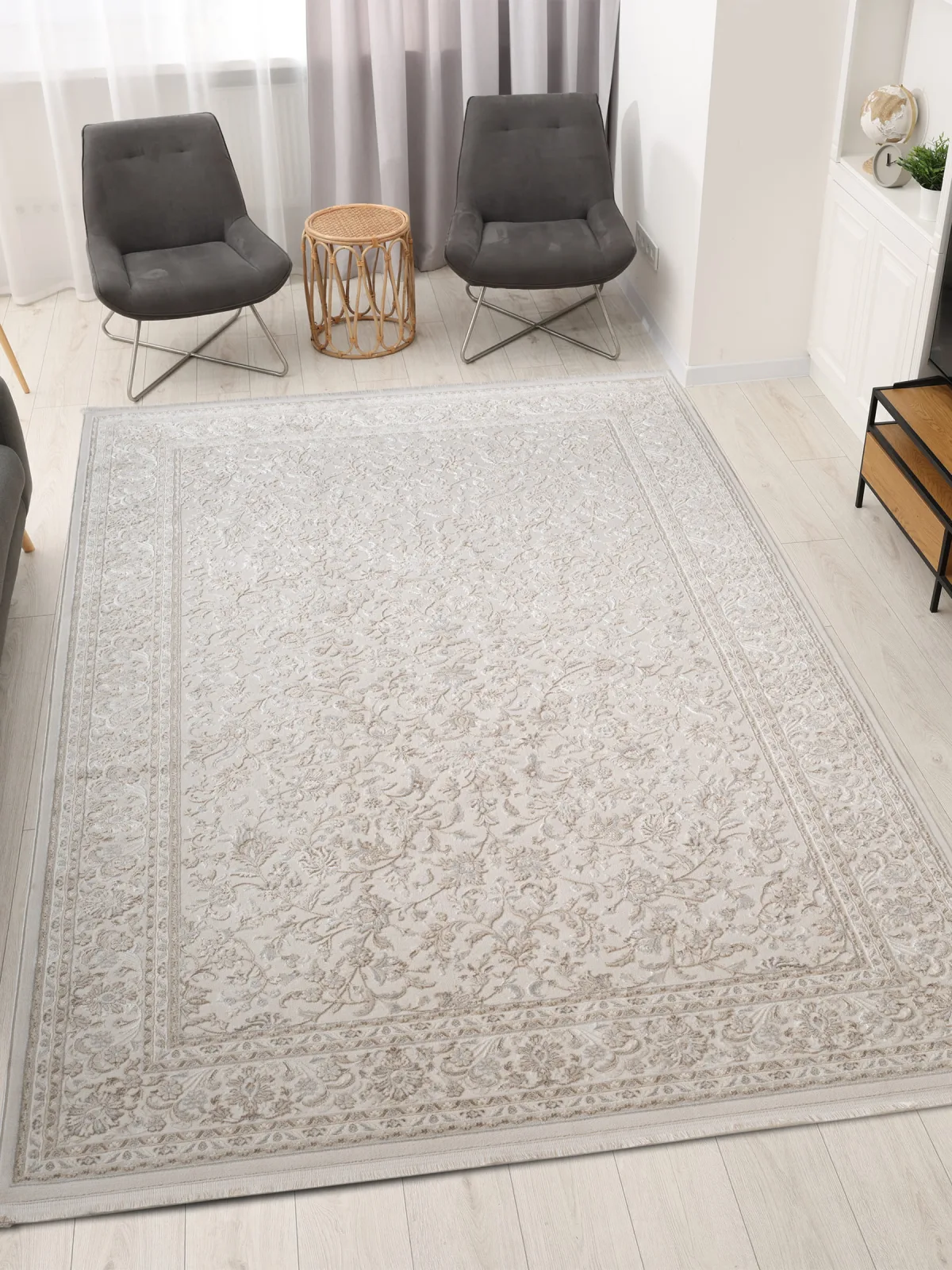 Классический ковер MARDIN 27405A - BEIGE / D.BEIGE из Heat-set, Турция