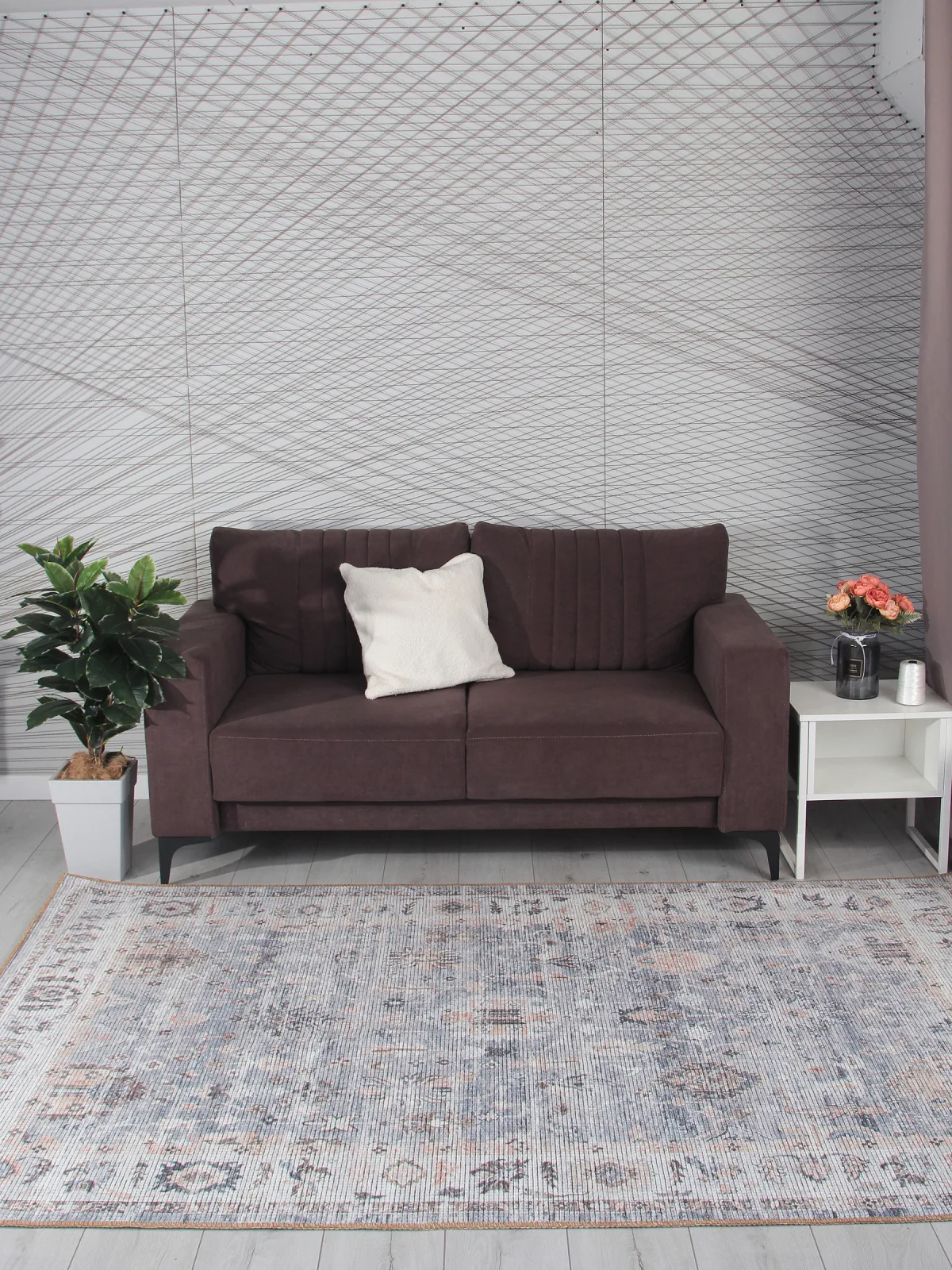 Винтажный ковер LAVIN AB695A - MULTICOLOR из полиэстера Турция