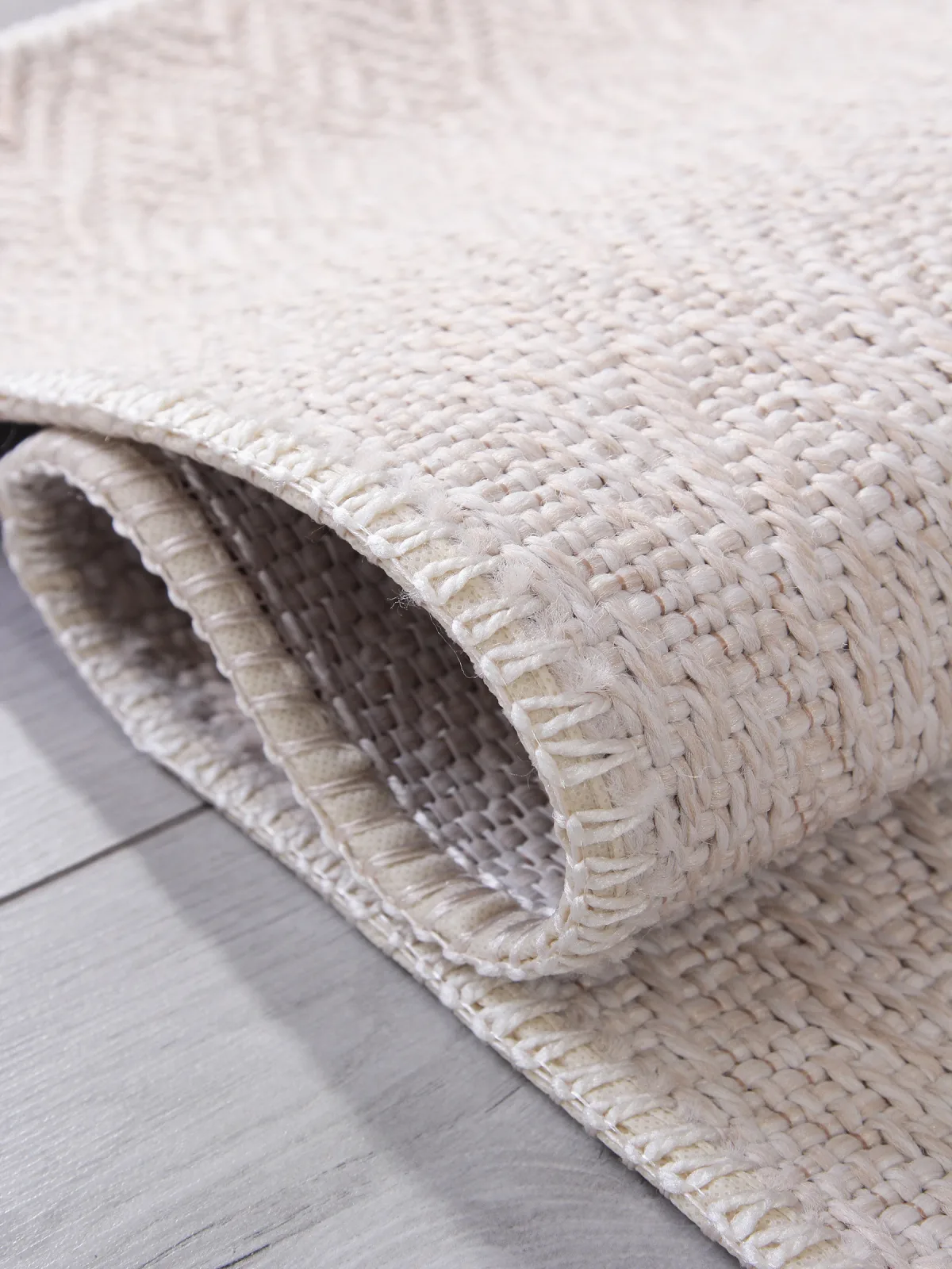 Скандинавский ковер AFRA ST085A - CREAM из полипропилена Турция