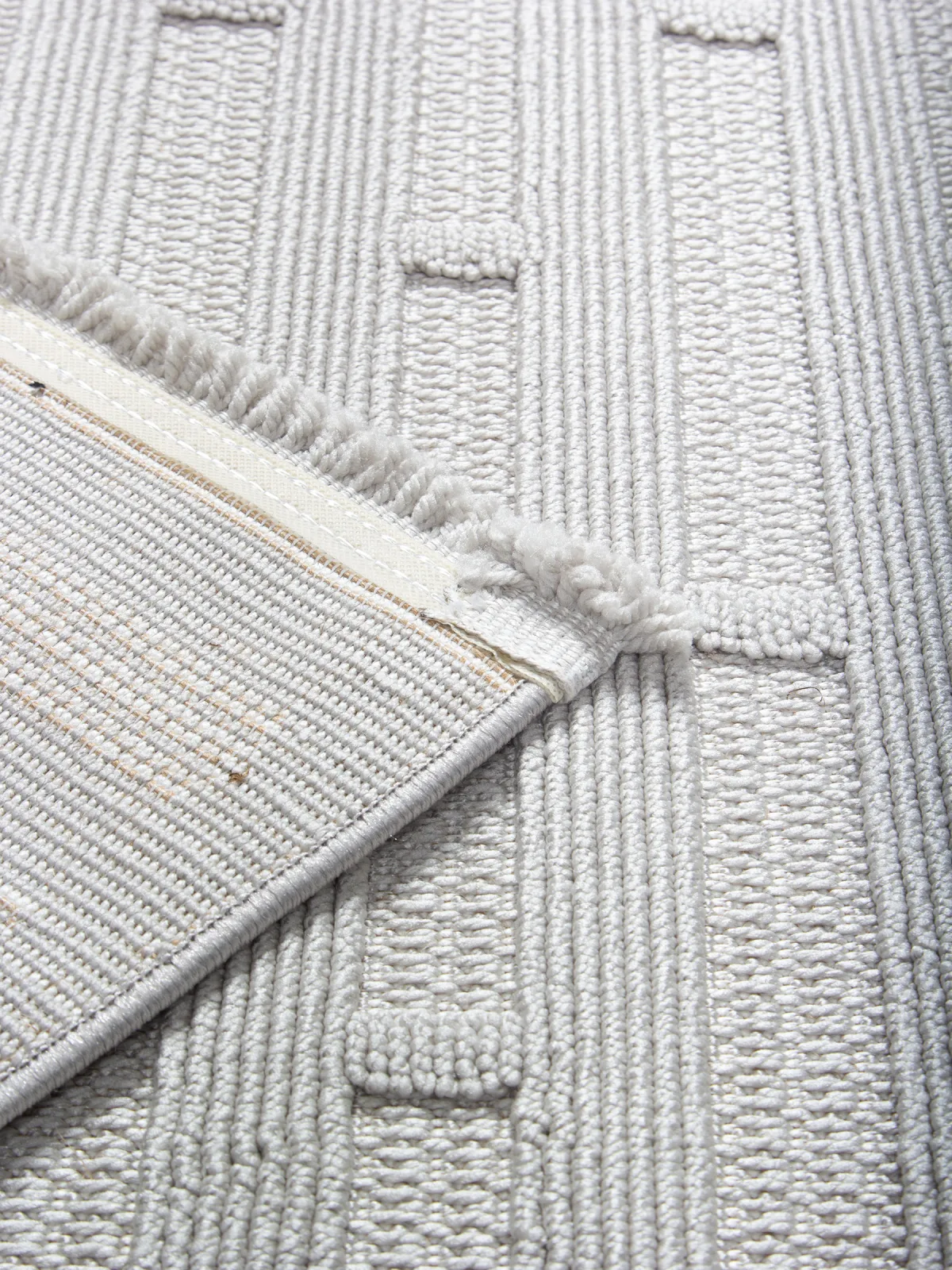Минимализм ковер LOOPY L0011C - L.GREY / L.GREY полиэстер Турция