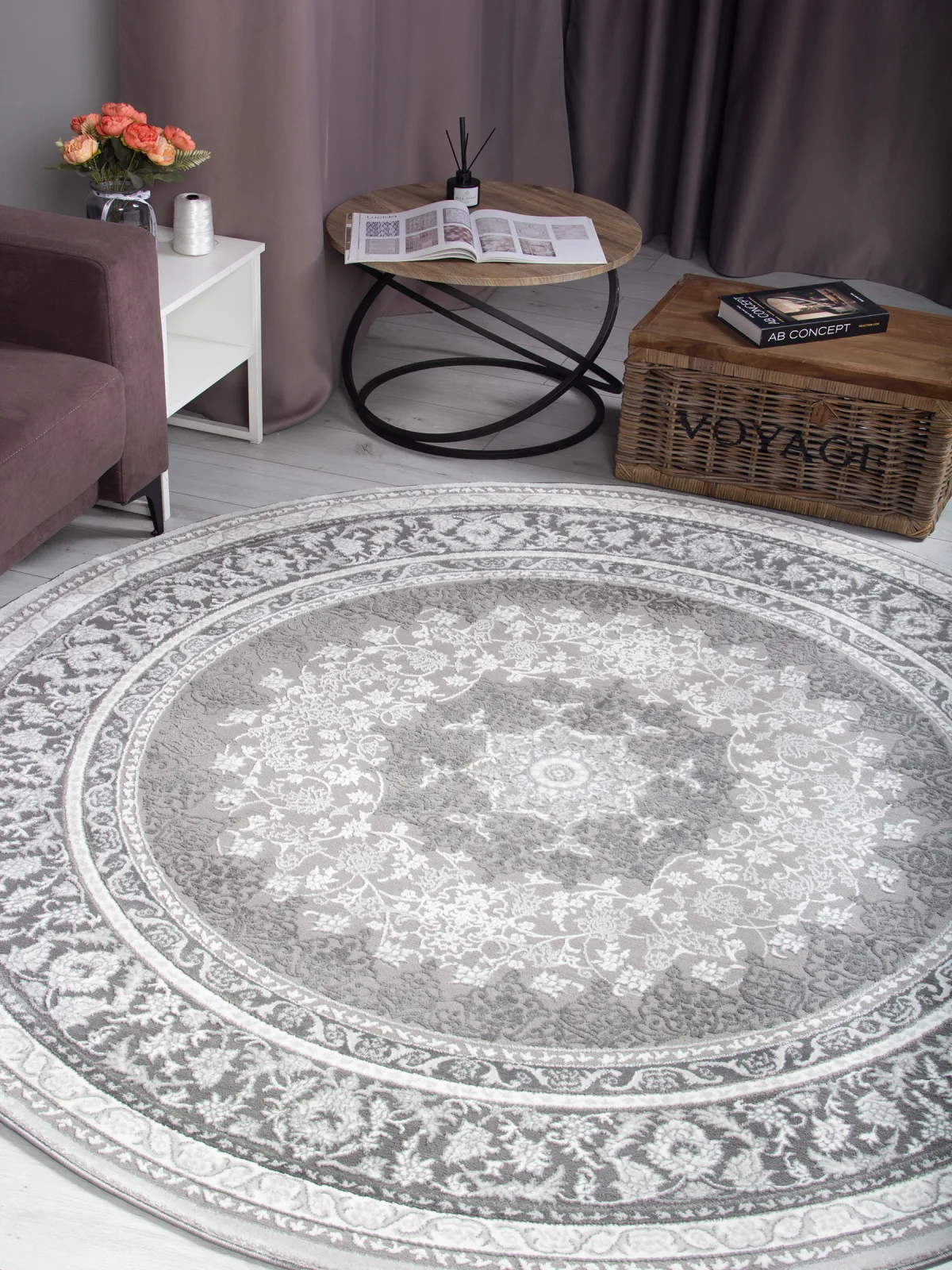 Ковер ARMINA GA007G - GREY / GREY
