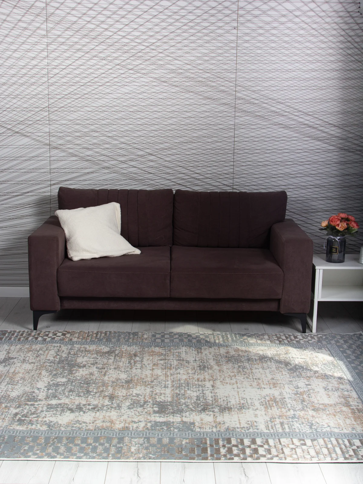 Современный ковер NESTA 26910A - BEJ / GRI Грузия