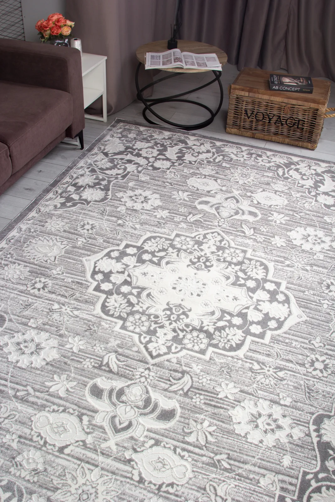 Ковер MONBLAN F702 - LIGHT GRAY