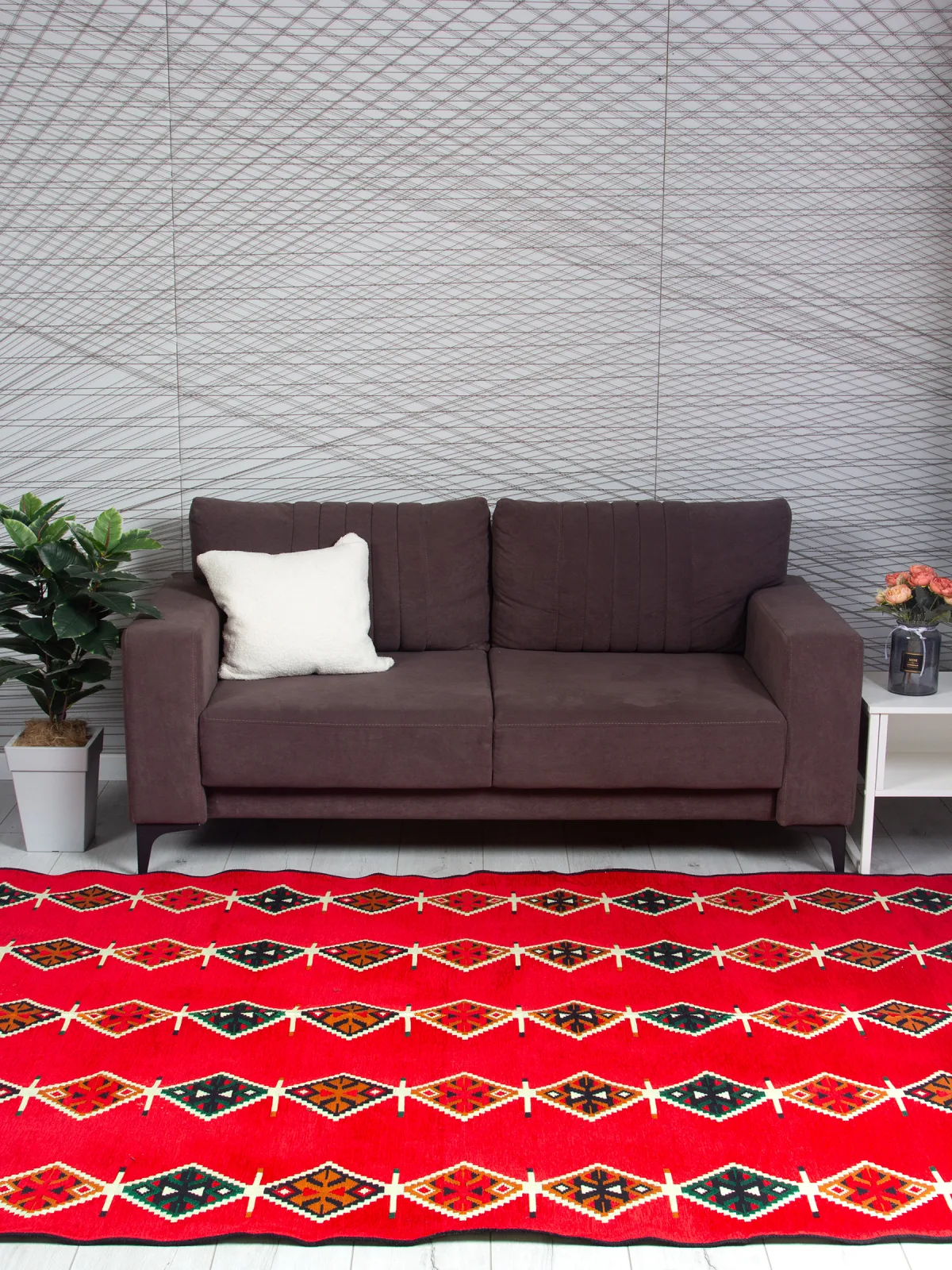 Этнический ковер ALASHA KILIM ALASHA1 - 000 хлопок Турция
