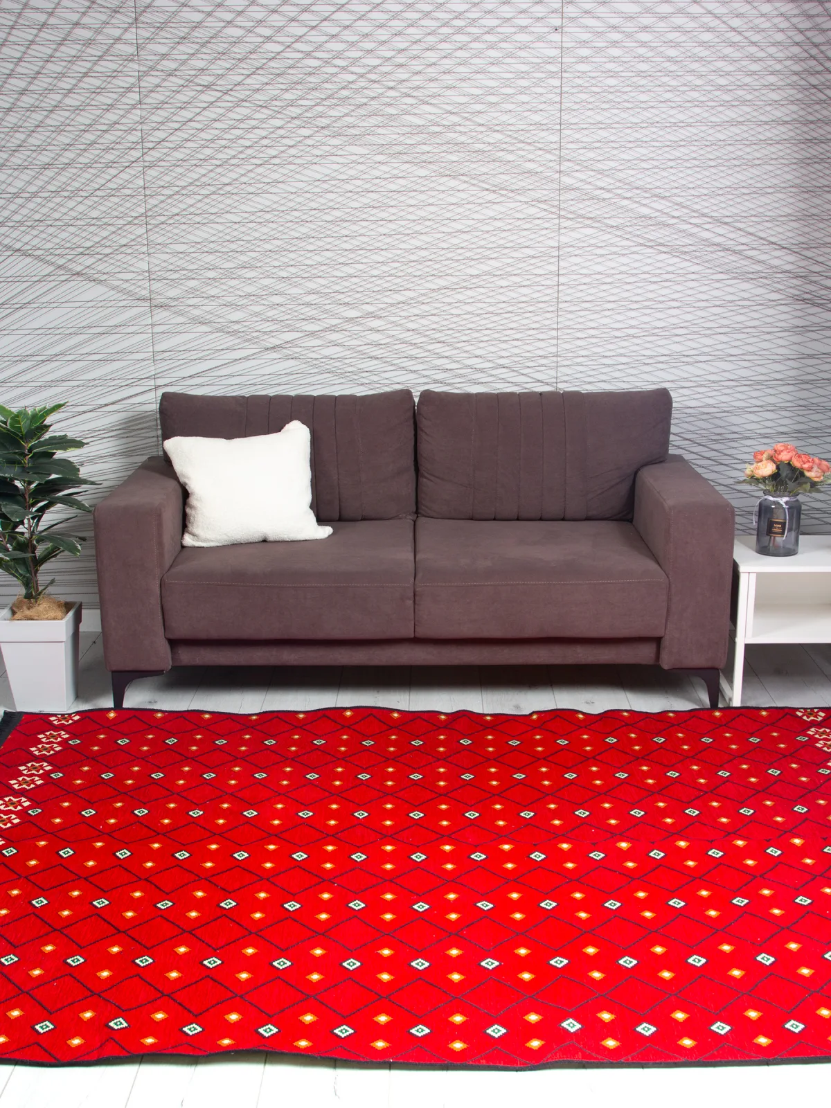 Этнический ковер ALASHA KILIM ALASHA2 - 000 хлопок Турция