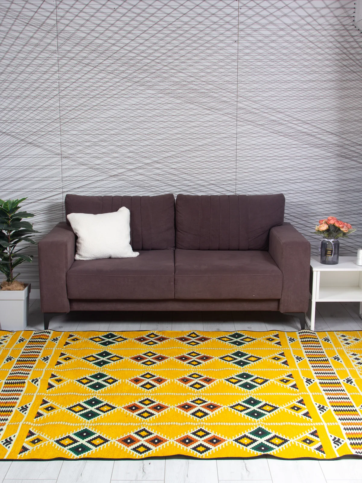 Этнический ковер ALASHA KILIM ALASHA4 - 000 хлопок Турция