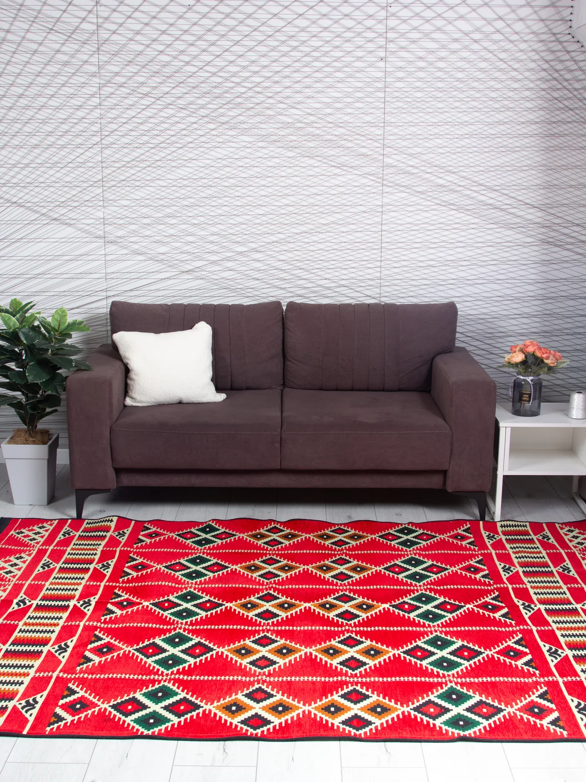 Этнический ковер ALASHA KILIM ALASHA3 - 000 хлопок Турция
