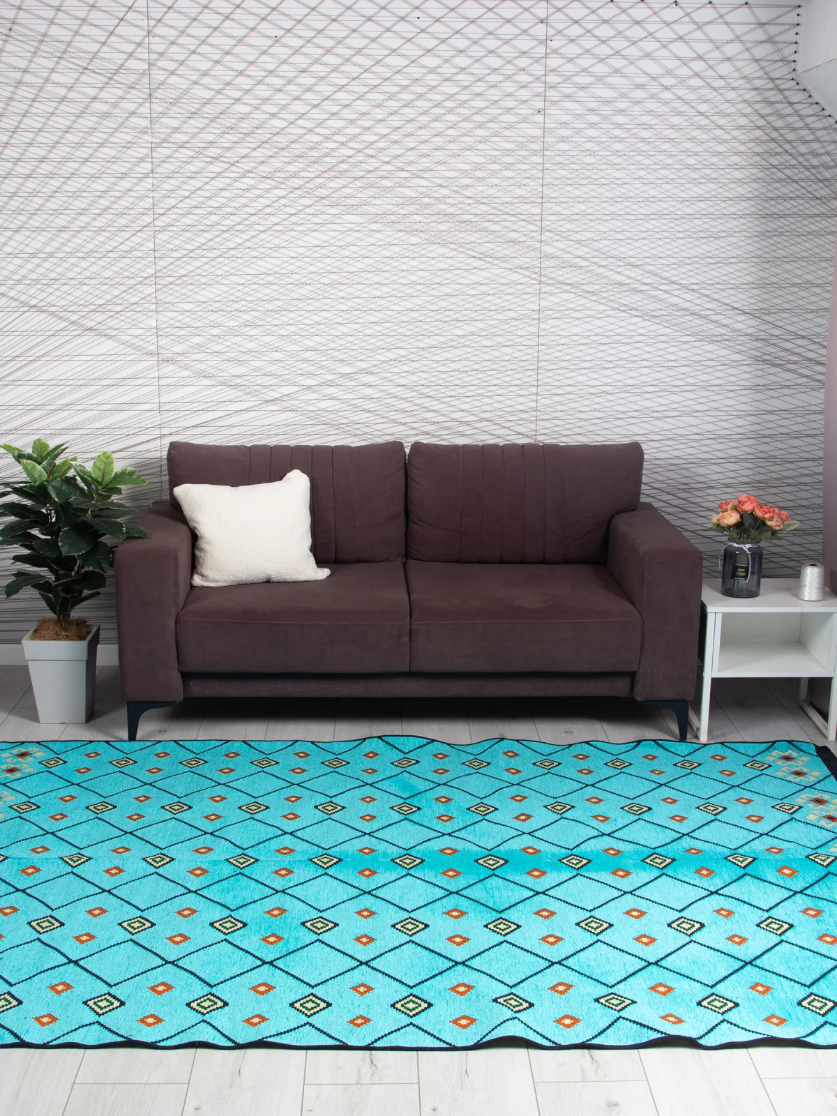 Этнический ковер ALASHA KILIM ALASHA5 - 000 хлопок Турция