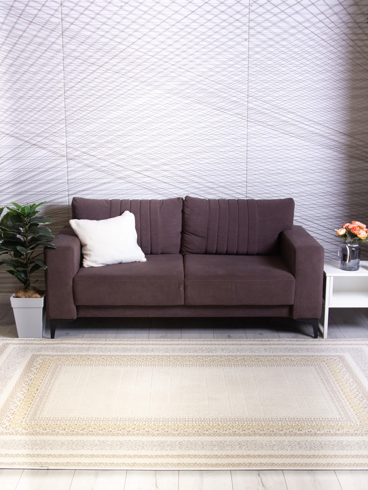 Классический ковер DALIDA 20813A - L.GOLD / L.BEIGE полиэстер Турция