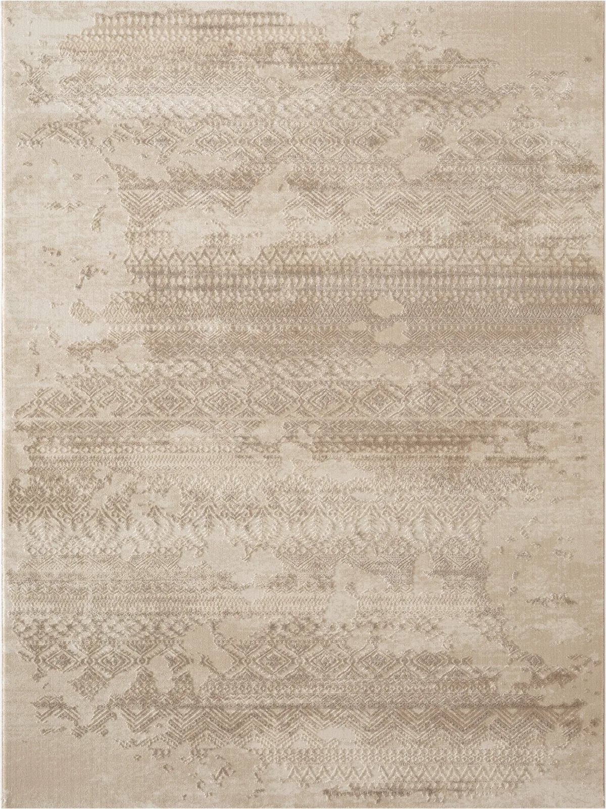 Ковер в этническом стиле ARMINA GA108A - BROWN / BROWN из Heat-set, Турция
