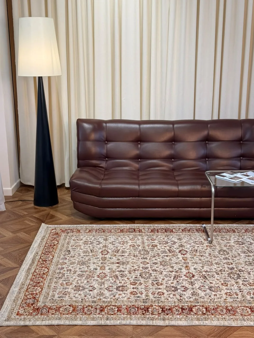 Классический ковер SANSA LG673C - CREAM полиэстер Турция