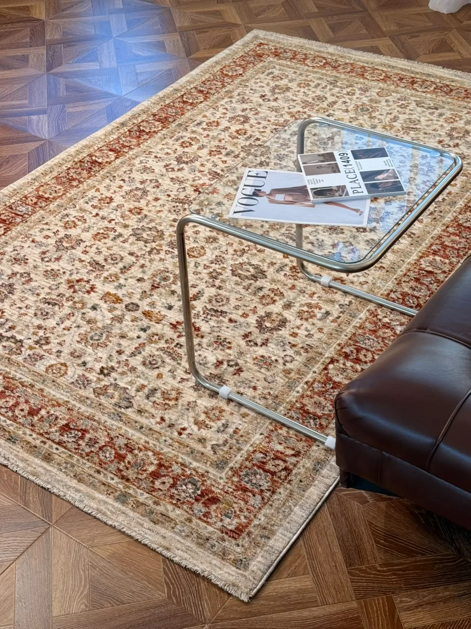 Классический ковер SANSA LG673C - CREAM полиэстер Турция
