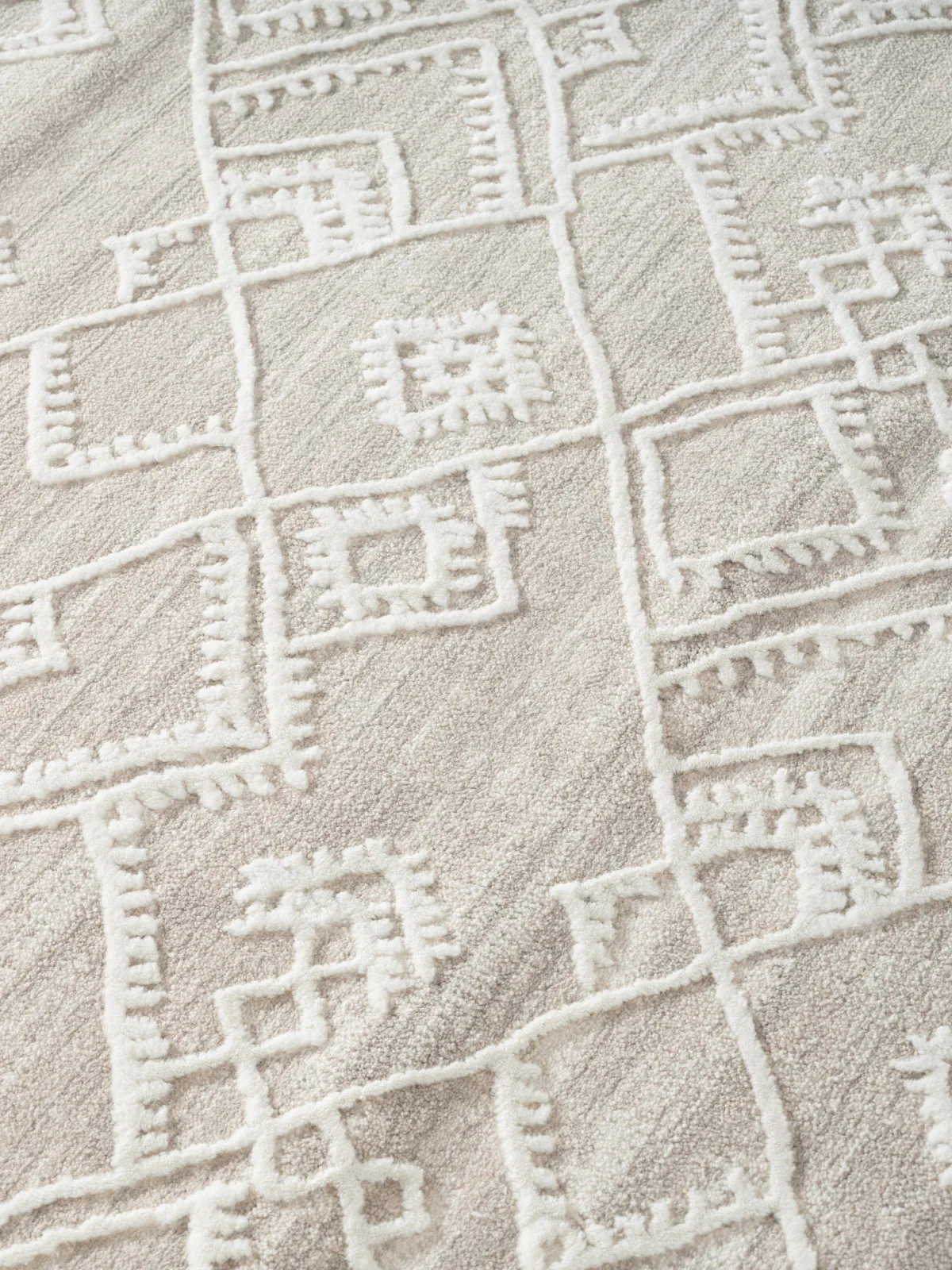 Современный ковер LUMA SN003A - GREY из полиэстера Турция