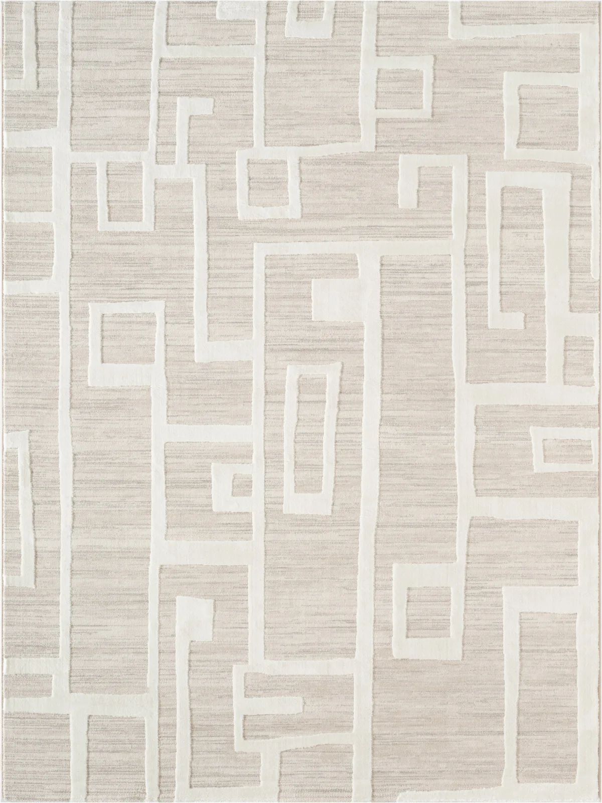 Современный ковер LUMA SN044A - CREAM / CREAM из полиэстера Турция