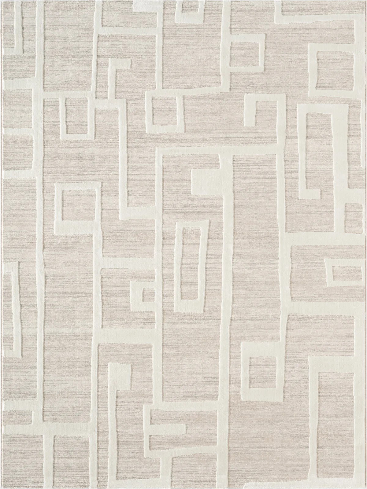 Современный ковер LUMA SN044A - CREAM / CREAM из полиэстера Турция