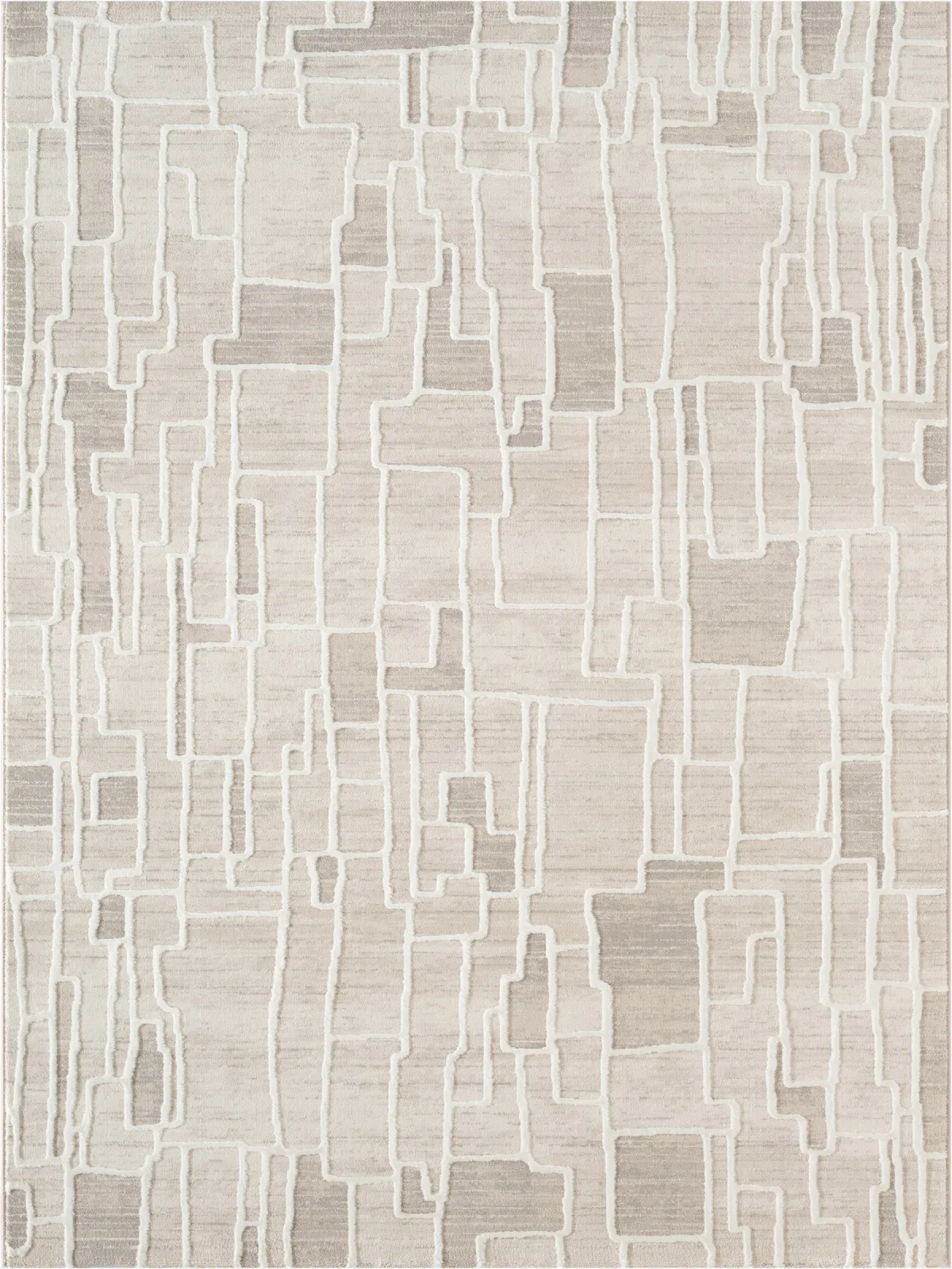 Современный ковер LUMA SN014A - CREAM / CREAM из полиэстера Турция