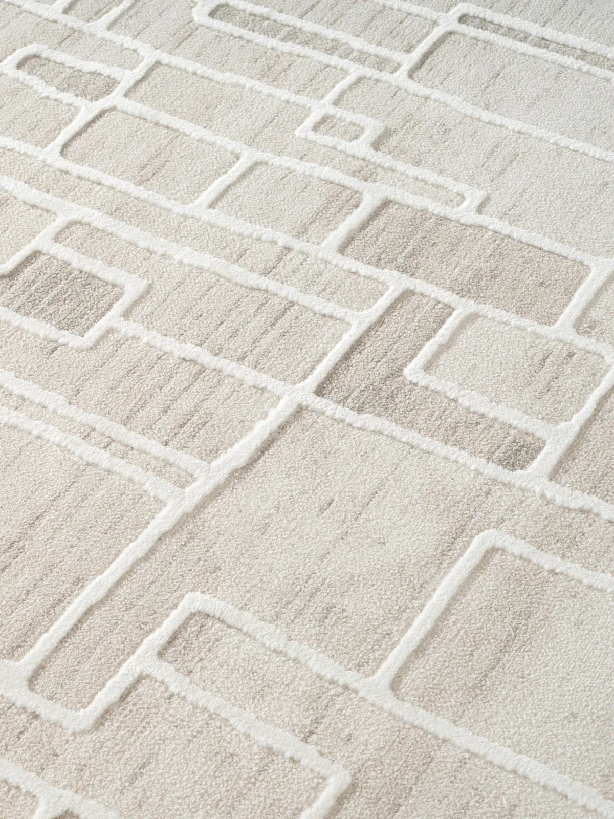 Современный ковер LUMA SN014A - CREAM / CREAM из полиэстера Турция