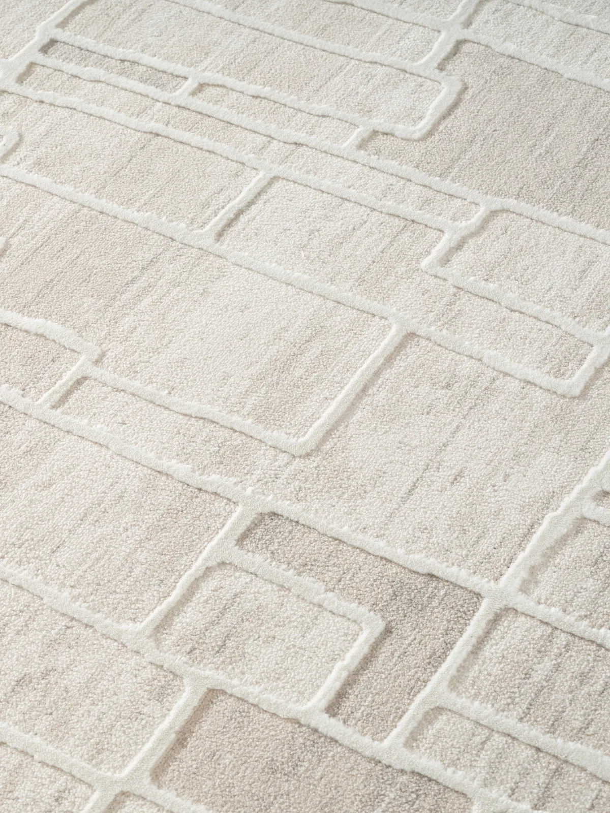 Современный ковер LUMA SN014A - CREAM / CREAM из полиэстера Турция