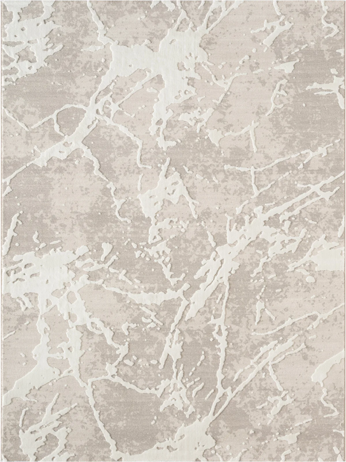 Современный ковер LUMA SN010A - CREAM / VIZON из полиэстера, Турция